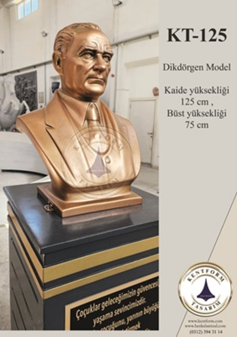 KT-125 HAZIR KAİDELİ ATATÜRK BÜSTÜ ALTIN YALDIZ KUŞAKLI DİKDÖRTGEN MODEL daha fazlası için tıklayınız